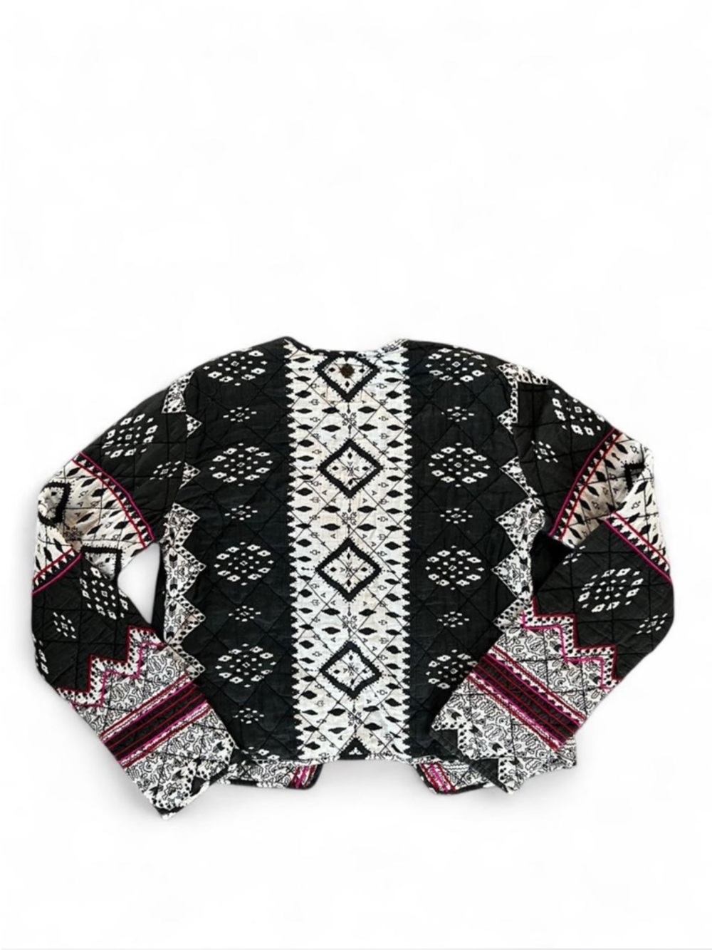 Billabong 100% Cotton Lightweight Quilted Jacket Boho Festival Size Medium - Picture 3 of 4